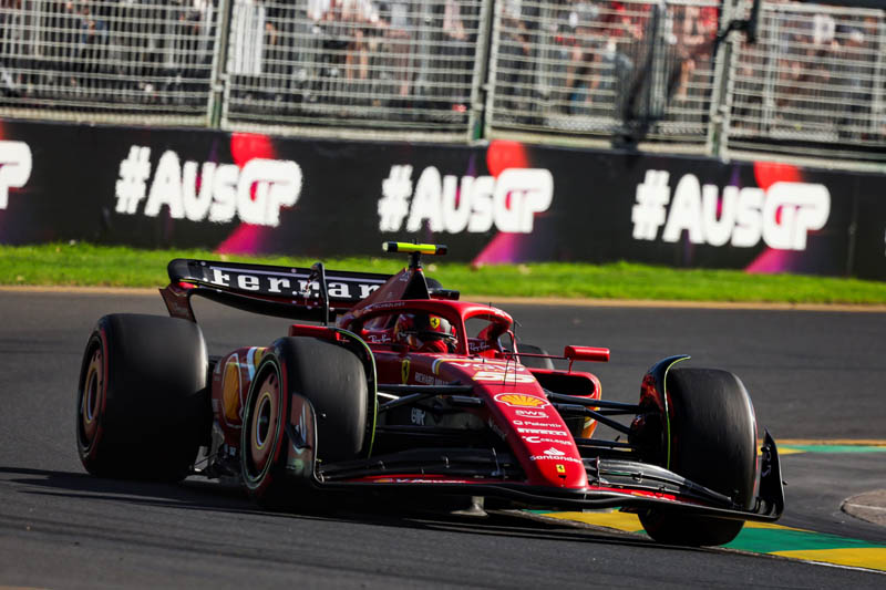 Australian Grand Prix Practice team notes Ferrari