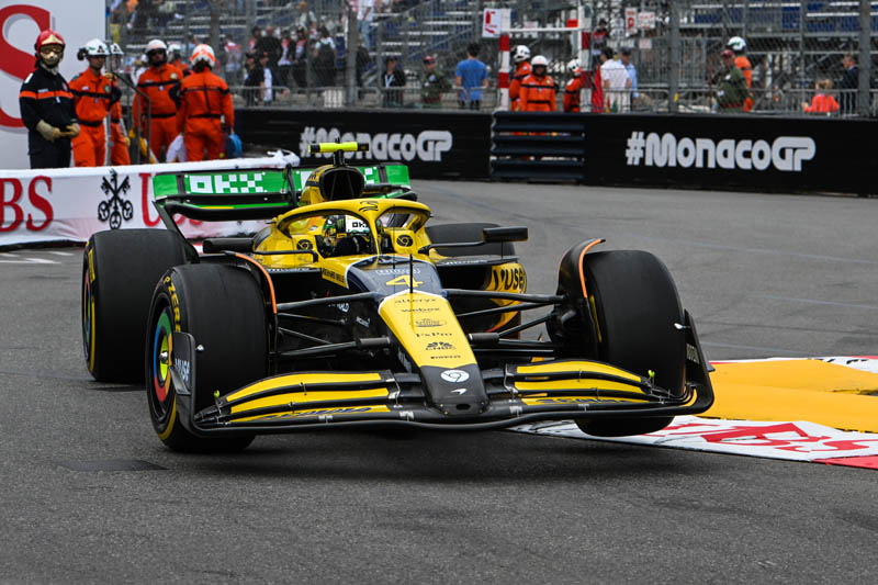 Monaco Grand Prix Practice team notes McLaren